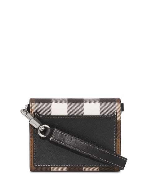 burberry horseferry check folding walle|Check Folding Wallet in Knight .